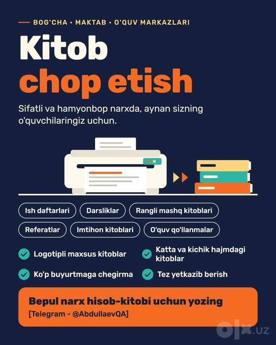 Kitob chiqarish va chop etish