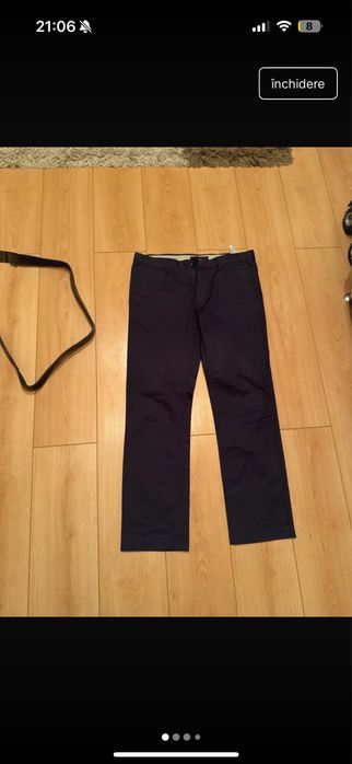 Pantaloni de stofa + curea