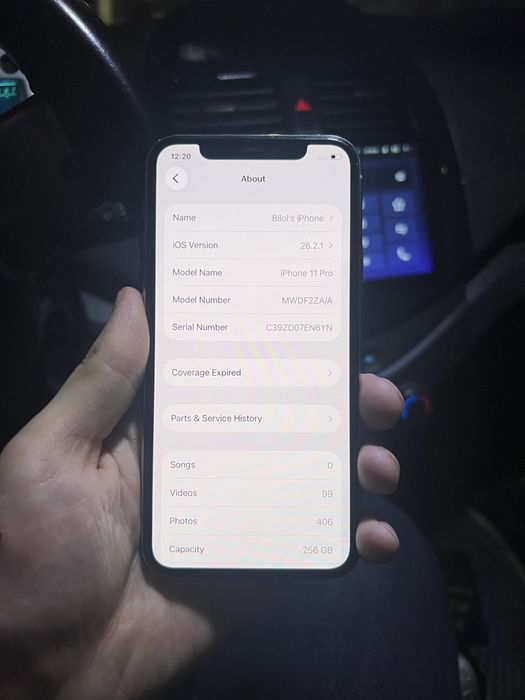 11 pro 256 white sotladi