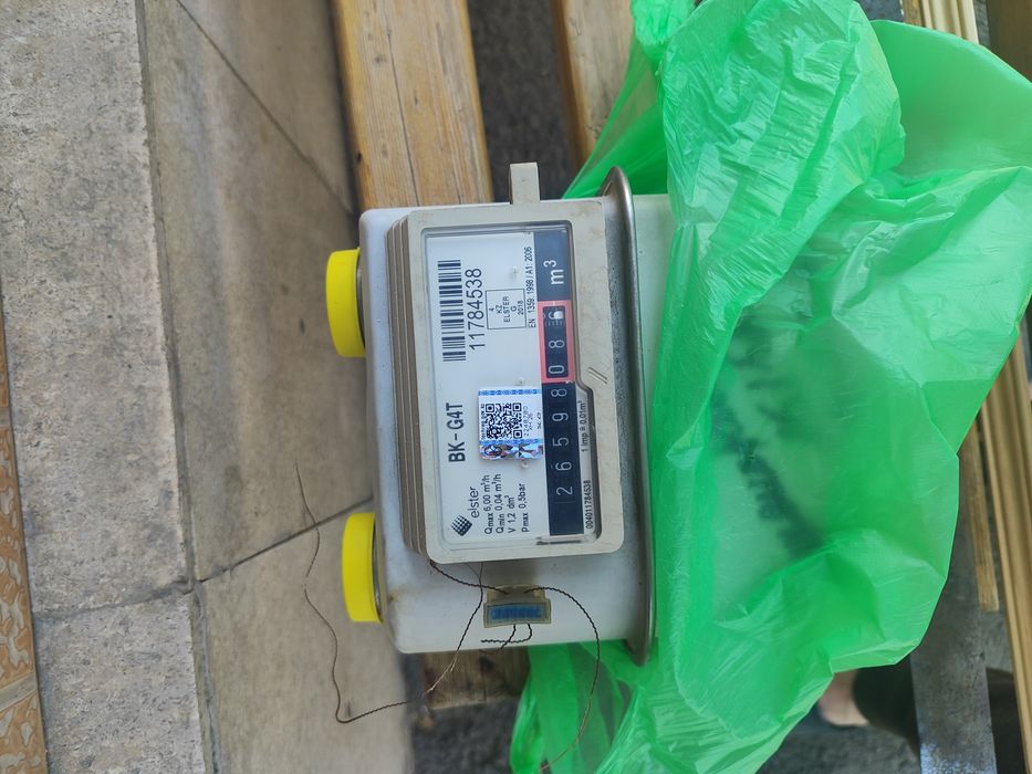 Газовый счётчик после проверки