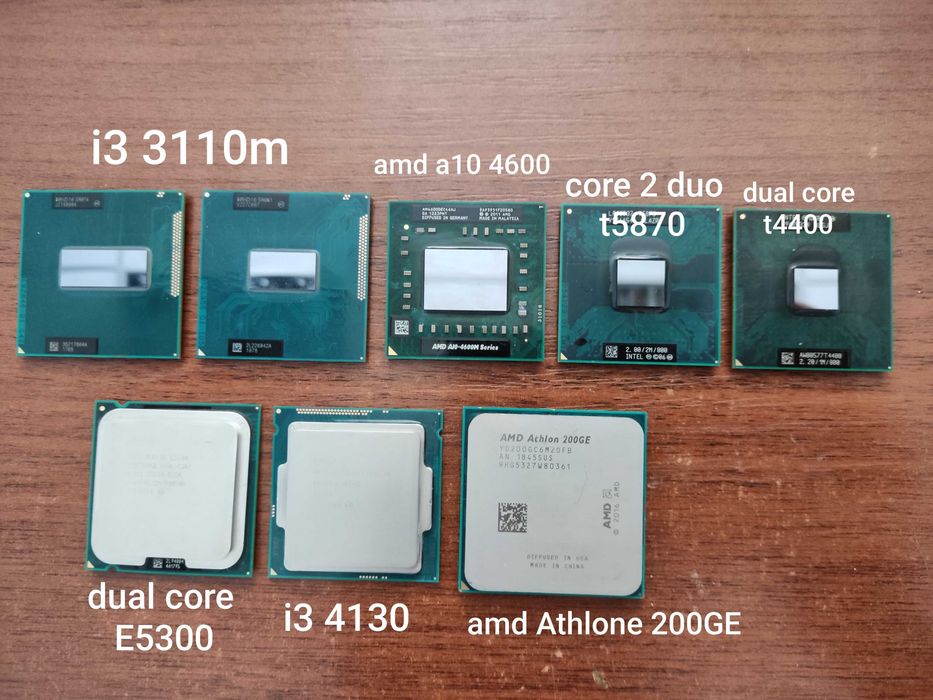 процессоры для ПК ноутбуков