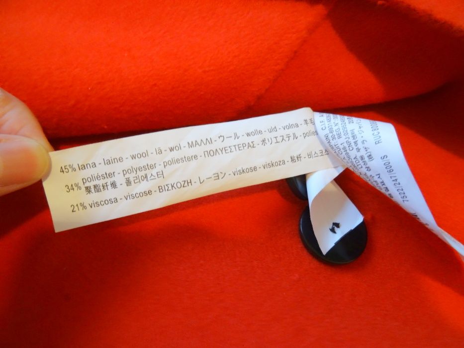 Palton ZARA din lână, masura M