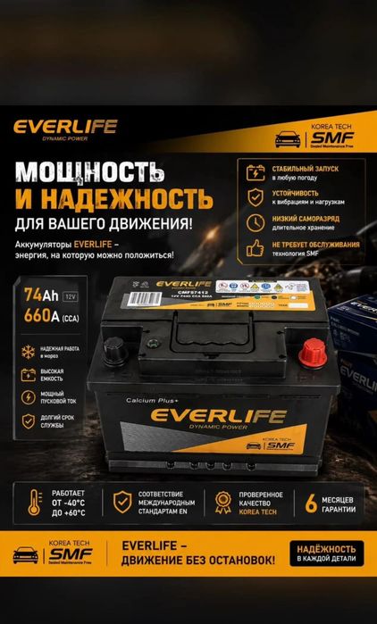 Аккумулятор с гарантией
