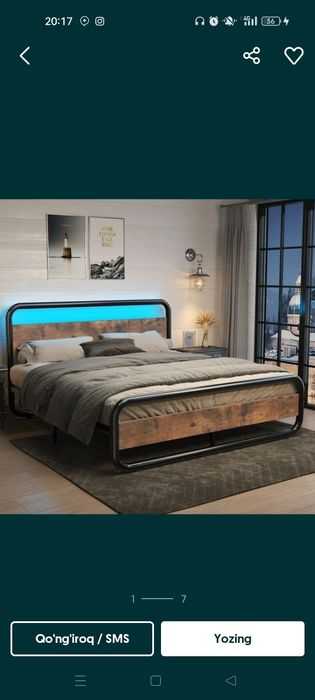 Sizning yangi uyingizga yangicha sitilda krovat