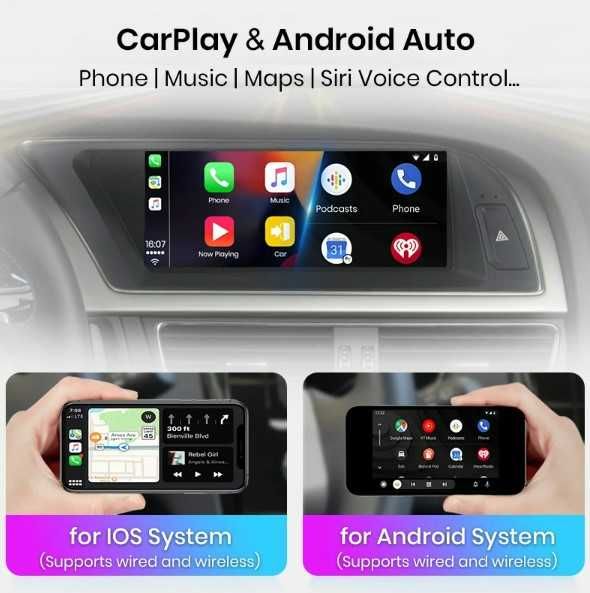 Navigatie Android 13 Dedicata AUDI A5 . Carplay , Android auto