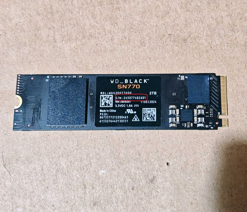2TB 2000GB SSD NVMe WD BLACK SN770 Gen 4 M2 2280 четене-запис 5150-4850MB/sec 2TB 2000GB SSD NVMe Crucial P3 Plus Gen4 2280 четене-запис 5000-4200MB/s