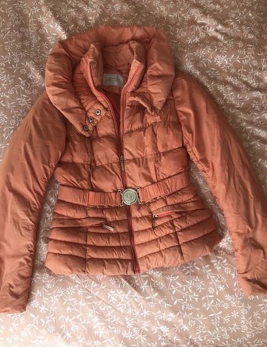 Дамско късо оранжево яке