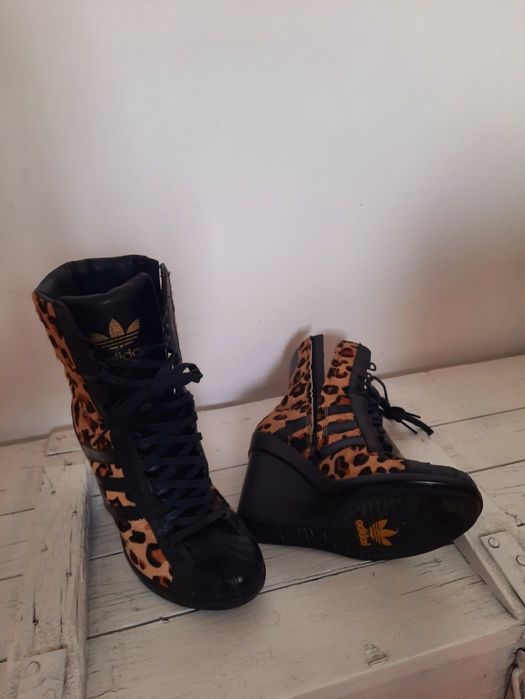 Adidas боти,естествена кожа, Jeremy Scott