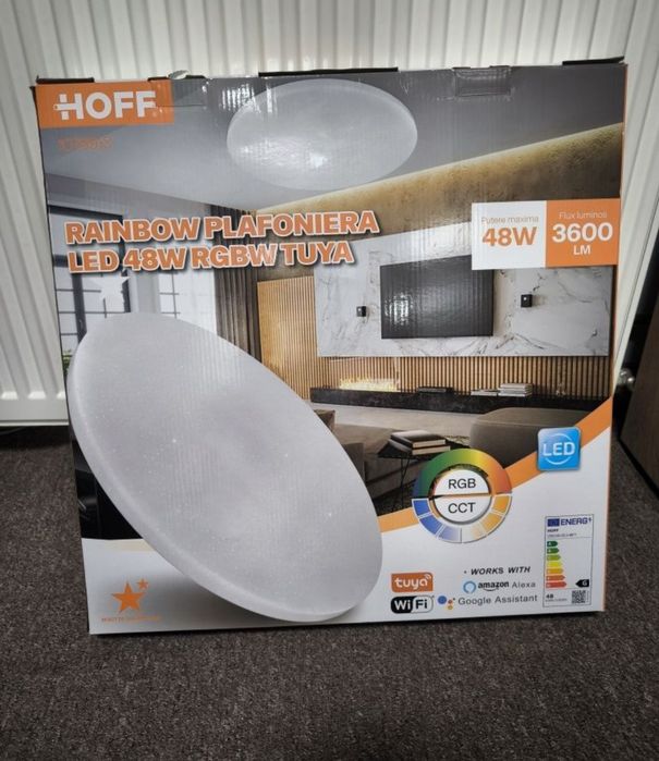 plafoniera LED RGB TUYA 48W