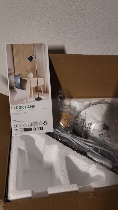 Lampadar modern ANTENLICHT VILI (Alb) - Nou, în cutie