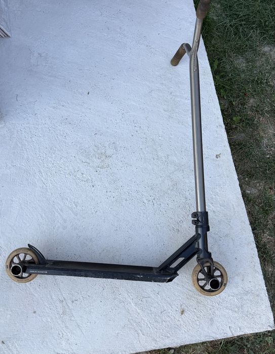 Trotinetă scheme Oxelo Freestyle + Peg-uri (Roți 110mm Alu Core)