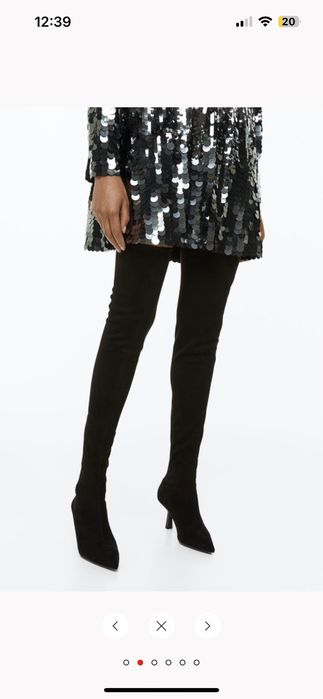 Cizme peste genunchi 36 H&M