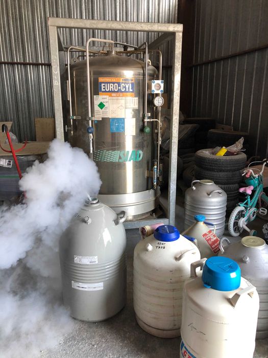 Пълнене, зареждане на течен Азот, LIN, Nitrogen