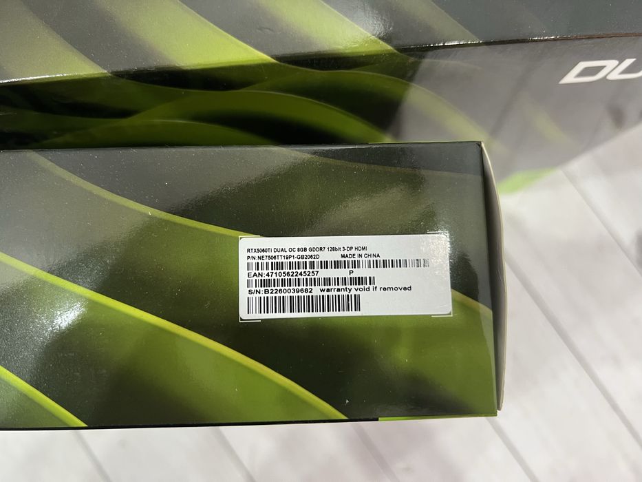Видекарта RTX 5060Ti 8Gb