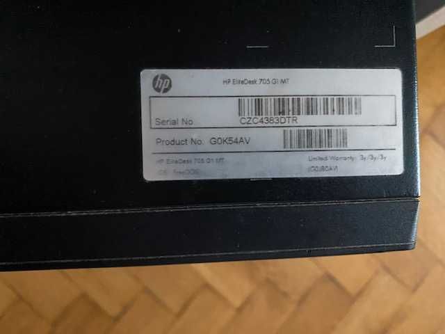 Calculator HP EliteDesk 705 G1 AMD A10  8GB RAM  SSD + HDD |Win 10 Pro