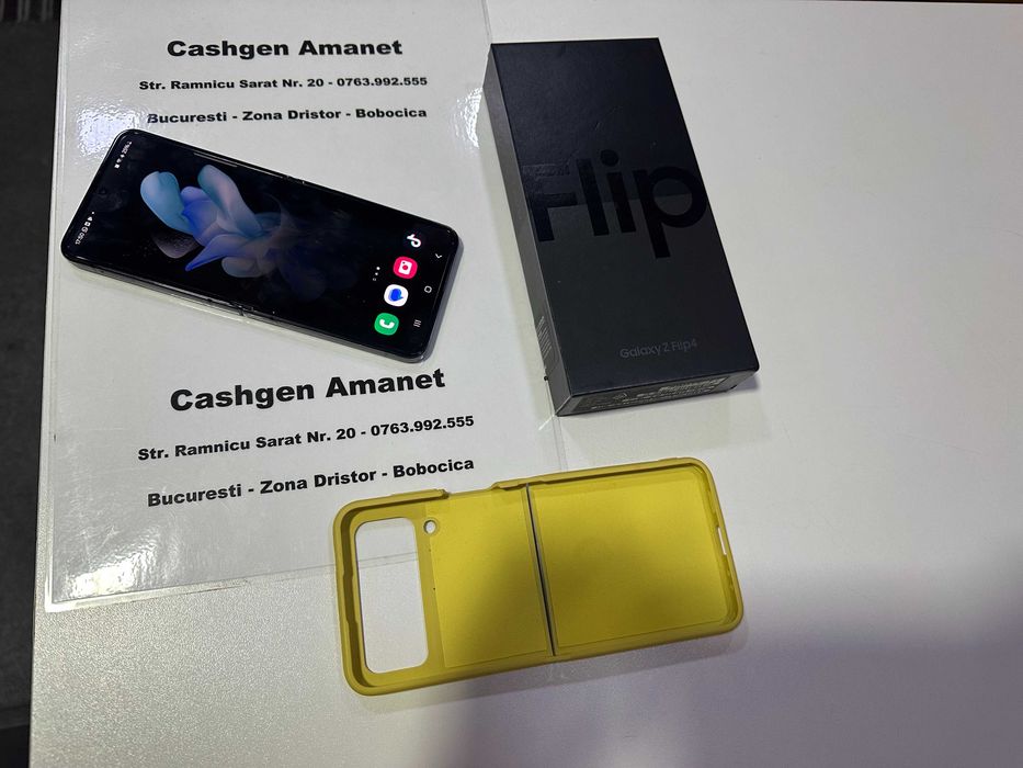 Samsung Z Flip4 5G 128GB 8GB RAM Graphite - Magazin Cashgen