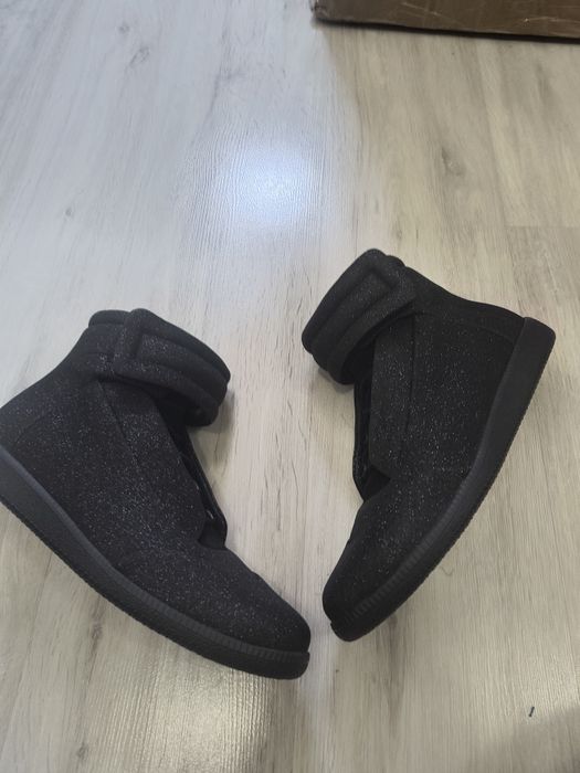 Maison Margiela Future black glitter 43