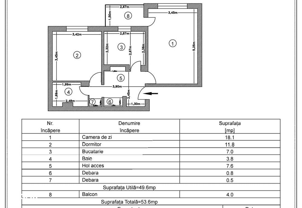 2 camere Eremia , Decomandat / Centrală , Amplasament DEOSEBIT