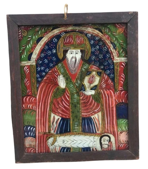 Icoane pictură pe glajă