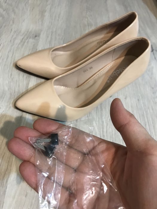 Туфли, каблук 6-7 см высота