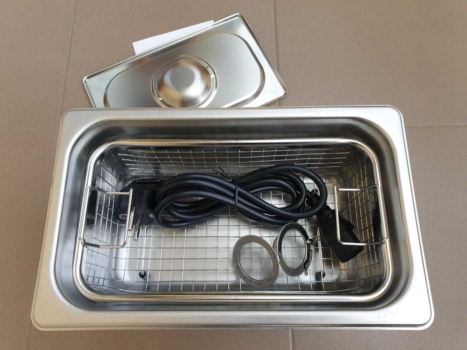Aparat de curatat cu ultrasunete, profesional, inox, 3L