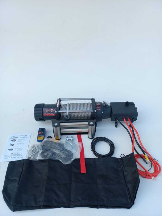 Troliu auto 12 V ,Troliu 13500lbs,troliu 6.2 tone forta nou cu factura