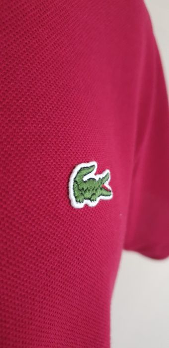 Lacoste Pique Cotton Mens Size 3 - S НОВО! ОРИГИНАЛ! Мъжка Тениска!