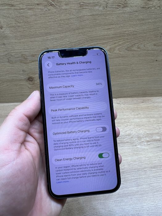 iPhone 13 Mini 256Gb Black 94% battery life