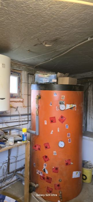 Vând centrală pe lemne termică 35 kw an fabricație 2014 stare bună de