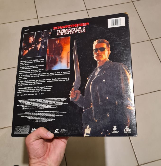 Filme LaserDisc Laser Disc LD VHS Blu Ray DVD Terminator ClujNapoca