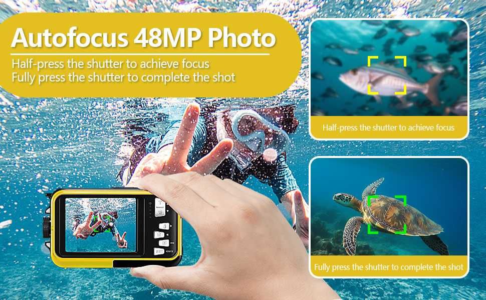 Камера за подводни снимки с двоен екран  YISENCE