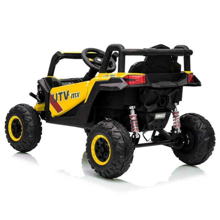 Masinuta electrica Buggy galbena  XMX631,,CADOU:NR AUTO PERSONALIZAT