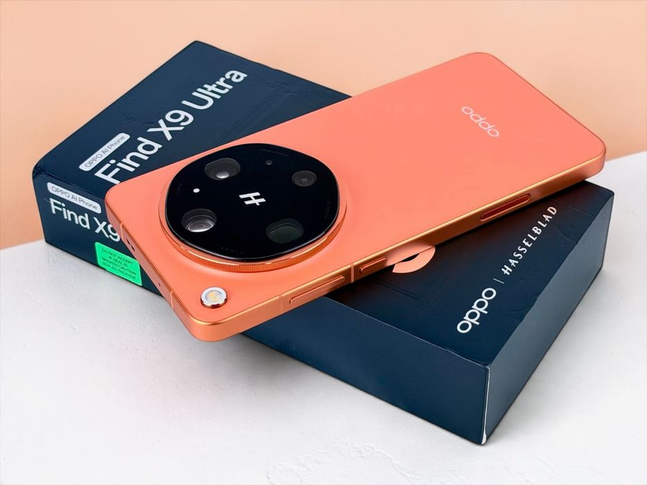 Oppo Find X9 Ultra 16RAM 512GB Orange 100% Батерия! Гаранция!