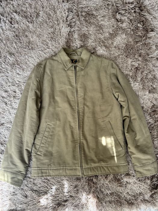 Jachetă Bărbătească HC Weathercoats Bej / Kaki Stil Harrington (Mărimea S) – Stare Excelentă