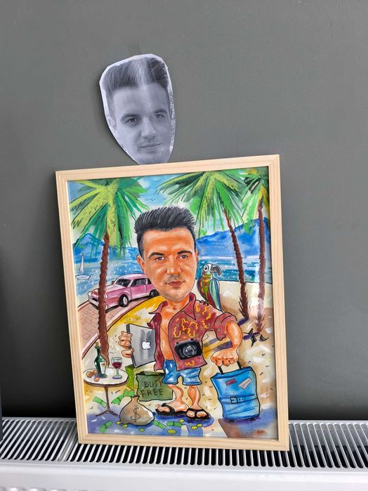 Caricaturi la comanda(pictate manual)