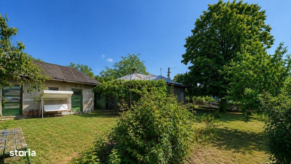 Casa batraneasca de vanzare in Obedeni, jud. Giurgiu – teren intravi