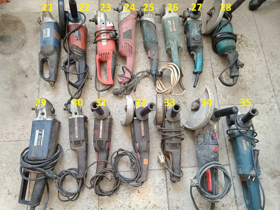 Ъглошлайф Бормашина Винтоверт Перфоратор Електрическа резачка циркулер