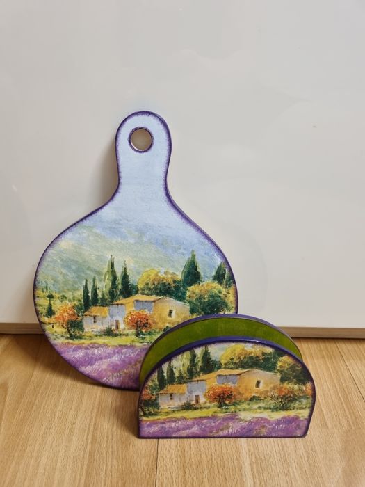 Досточка + салфетница