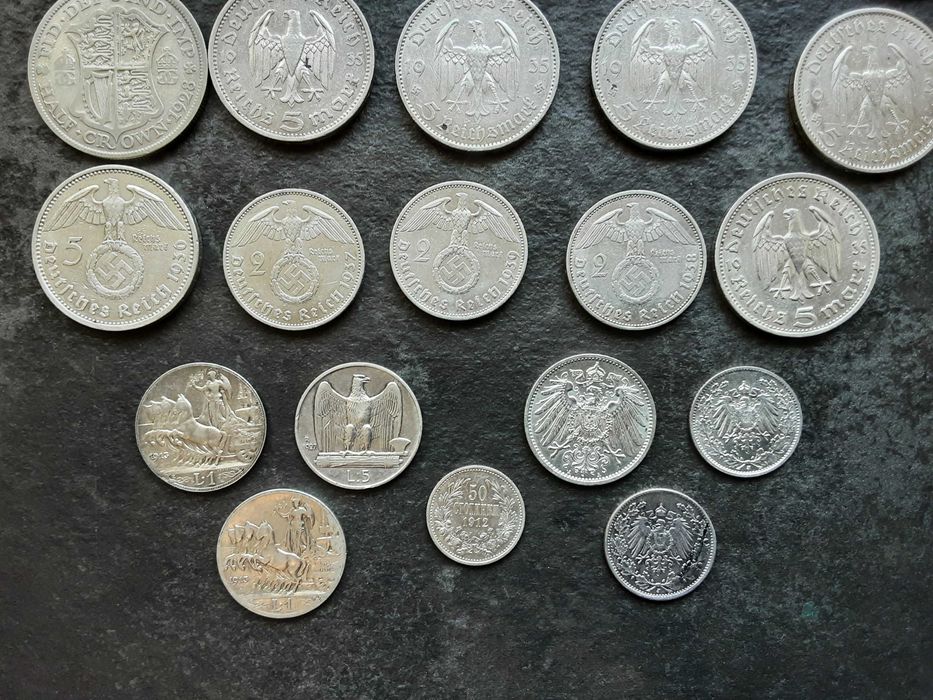 Monede argint diferite tari