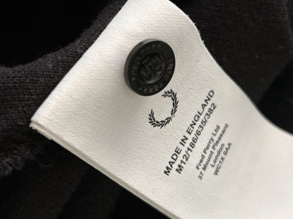 Fred Perry Twin Tipped Polo Shirt Black/Dusky Blue/Strawberry Cream XL