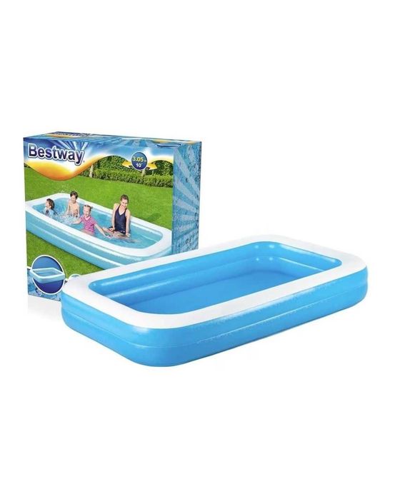Piscina pentru familie, Bestway, dreptunghiulara, 305 x 183 x 46 cm