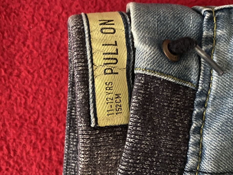 Pantaloni Jeans Pull On baieti 11-12 sni