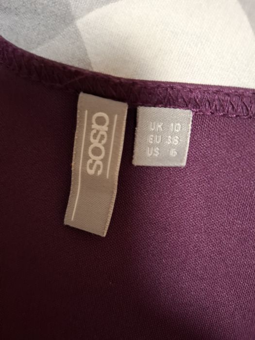 Рокля ASOS размер S лилава