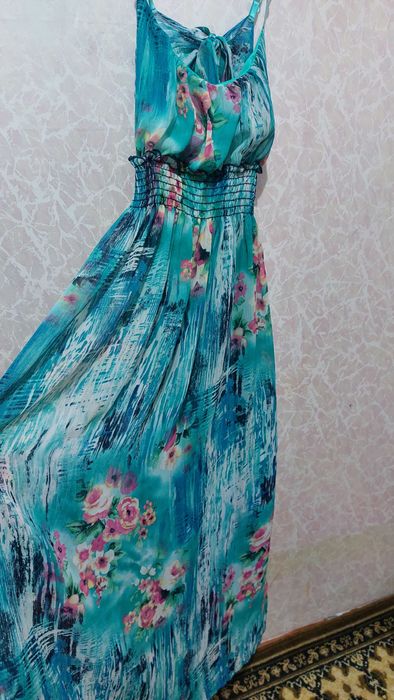 Шикарный шифоновый сарафан из Европы.