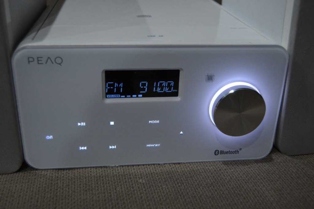 Micro system audio PEAQ PMS200BT-W USB, SD, FM, CD mp3, AUX