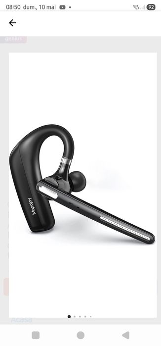 Casca Bluetooth Wireless Mapajoy, Bluetooth 5.0, încă în garanție pana în 08.10.2027