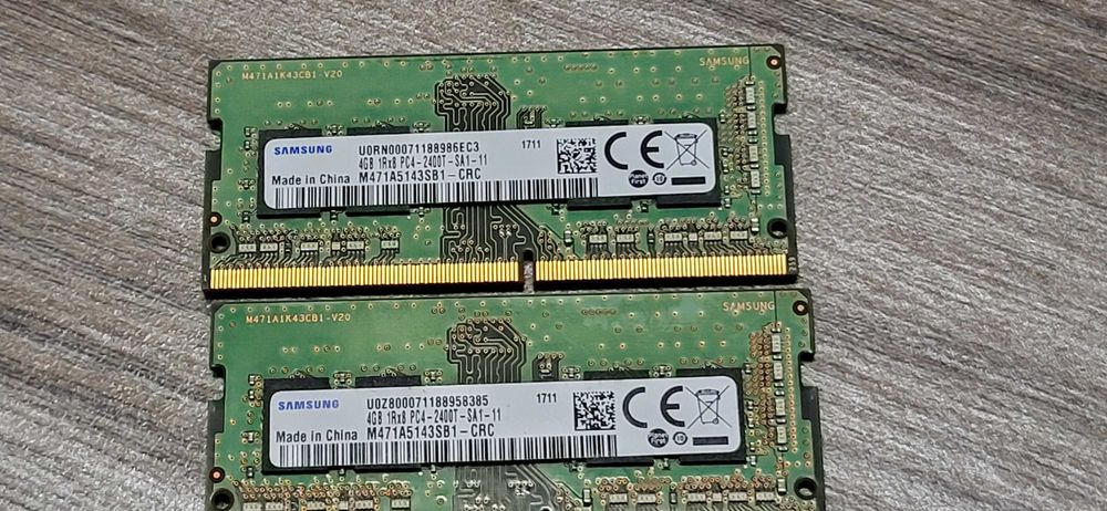 Samsung DDR4 2x4Gb 2400T fuctional leptop