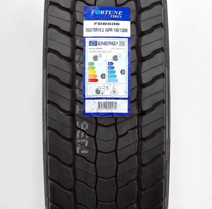 Anvelopa NOUA 265/70R19.5 Fortune FDR606, M+S*, Hybrid, Tractiune, 140/138M 16PR