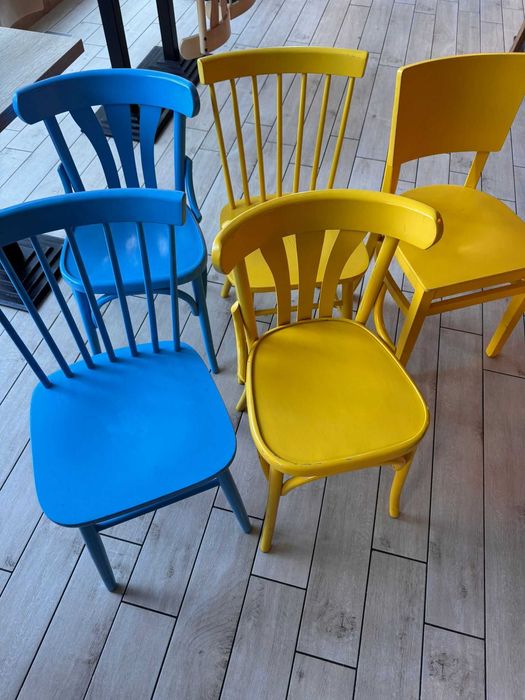 Scaune lemn masiv diverse culori