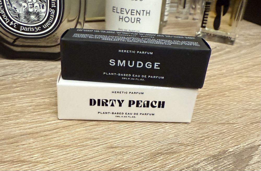 Heretic Dirty Peach и Smudge 2ml парфюми